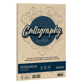 Carta calligraphy 90gr a4 50fg 04 nocciola