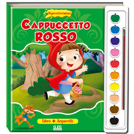 Album da colorare - gd supercolorissimi3 - cappuccetto rosso