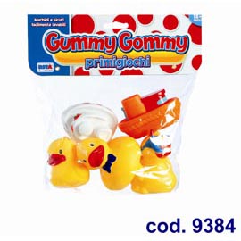 Gummy gommy - 3 paperelle e 2 barchette