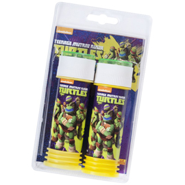 Bolle sapone turtles - blister 2 flaconi