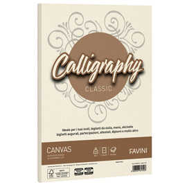 Carta calligraphy canvas 100gr a4 50fg avorio 02