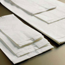 100 sacchetti bianchi 8x18cm +6cm in carta kraft 40gr