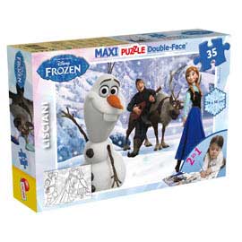 Puzzle df supermaxi 35 frozen olaf and friends lisciani