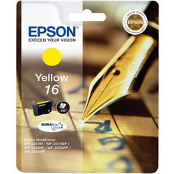 Cartuccia a pigmenti giallo epson durabrite ultra, serie 16/penna e cruciverba,
