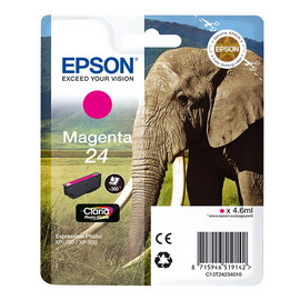 Cartuccia magenta claria photo hd serie 24 elefante